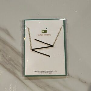 Gold “N” Initial Necklace